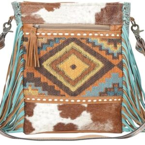 Connector Lederfransen-Schultertasche