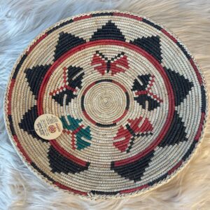 Southwest Woven Premium Baskets-Green Butterfly