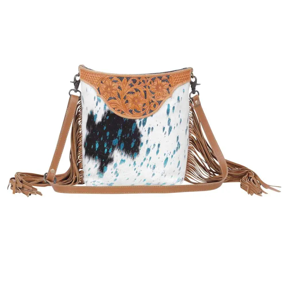 Growtwist Leder-Fransentasche